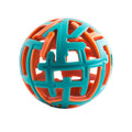 Kfxpm Food-Dispensing Pet Puzzle Ball - Interactive Treat Toy for Dogs & Cats - Durable, BPA-Free, Brain-Stimulating Toy for Anxiety Relief