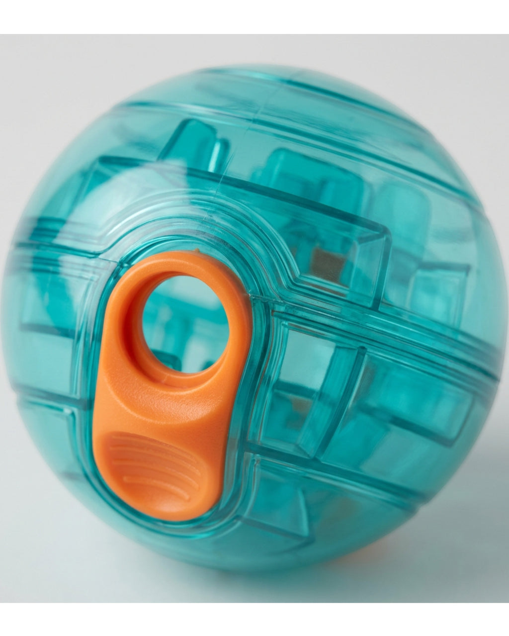 Kfxpm Rolling Treat Puzzle Ball Teal - Detail view